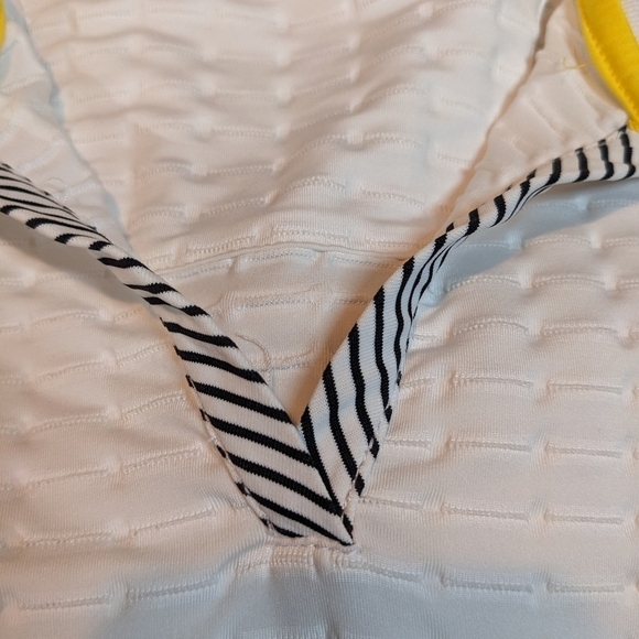 GOLF POLO White Pucker ~ Nancy Lopez XL - Picture 12 of 14